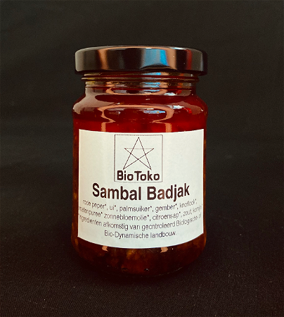 Sambal Badjak huisgemaakt  150ml. 