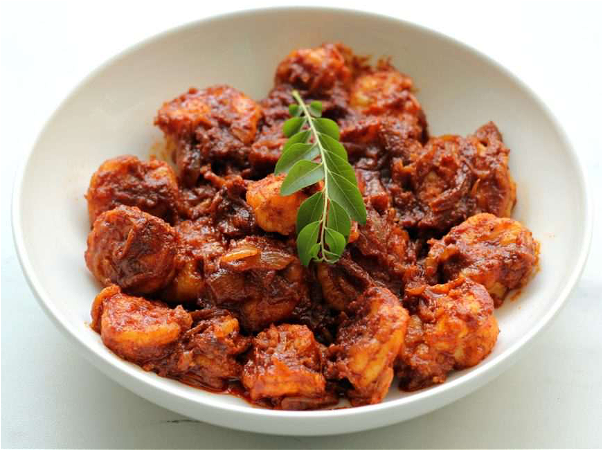Prawns sukka