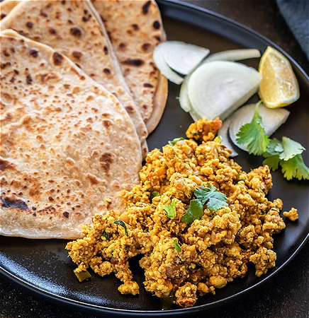 Paneer Bhurji Chapati