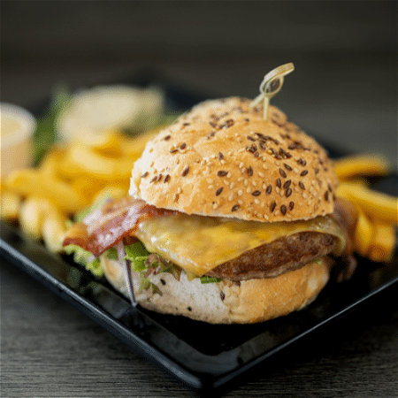 Premium Bling Bling burger menu