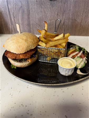 The Spicy Chicken Burger Menu