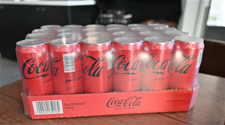 Coca-Cola Zero tray