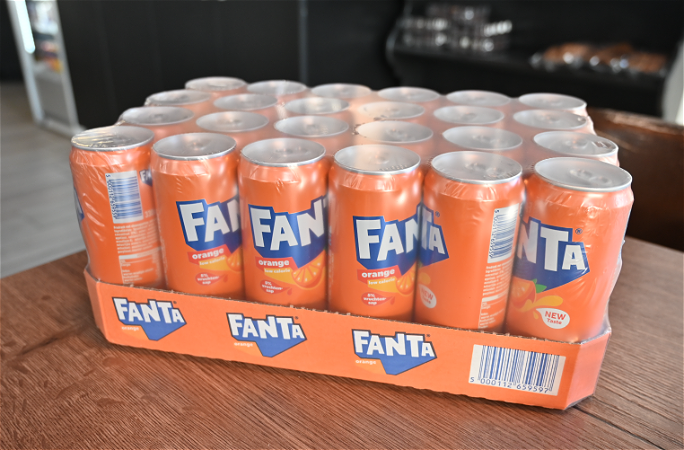 Fanta Orange tray