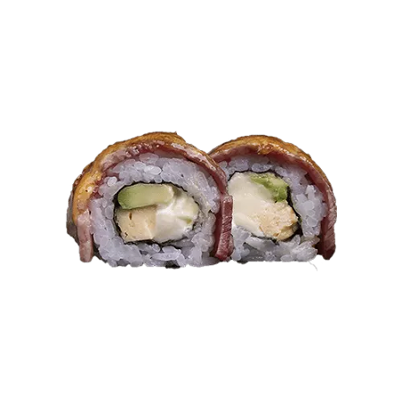 Flamed beef maki 2 stuks