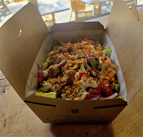 loaded fries met pulled chicken