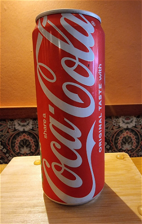 Cola / cola light / Fanta / Sprite, blik 330 cc