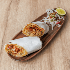 Kolkata style chicken roll