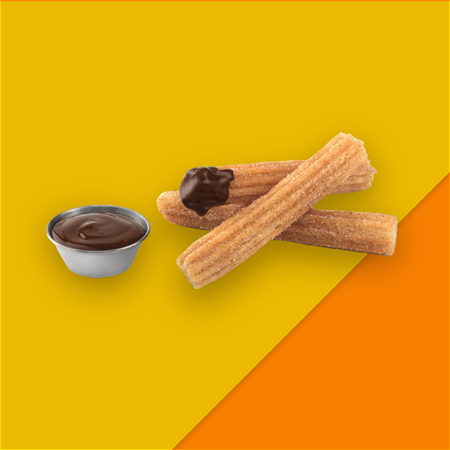 Churros with chocolate sauce