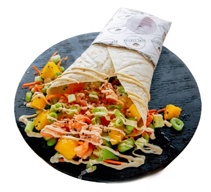 Burrito Sizzling Salmon