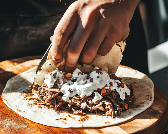 Stel je eigen burrito samen