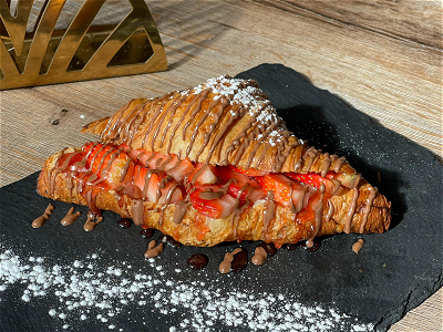 Strawberry Delightful Croissant