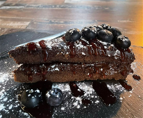 Vegan Berry Chocolate Cake