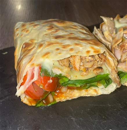 BBQ chicken wrap