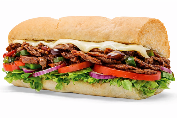 15cm Steak & Cheese Menu