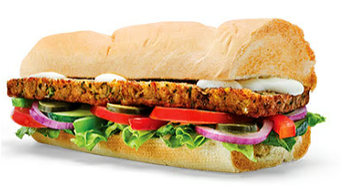 30cm Spicy Vegan Patty Menu