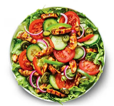 Salade Chicken Teriyaki