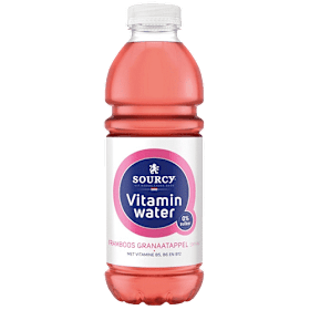 Sourcy Vitaminwater framboos/granaatappel 50cl