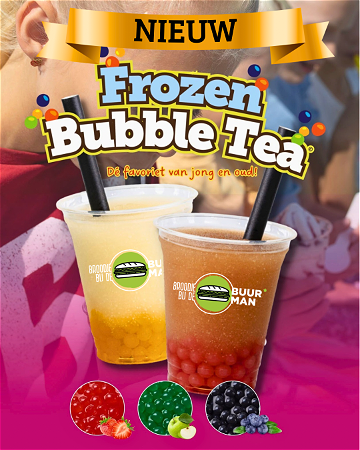 Frozen Green bubble tea Klein