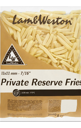 Patat  privata reserve  fries 2,5kg