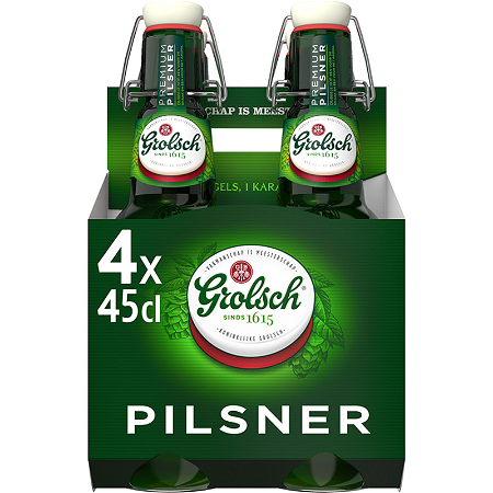 Grolsch beugel fles 450cl ( 4 stuks)