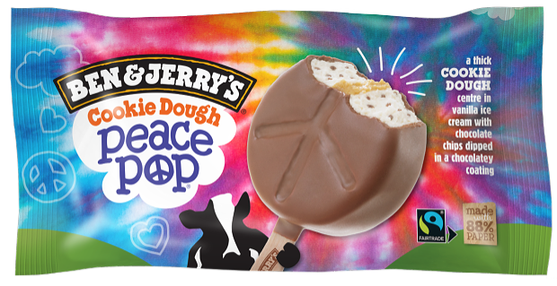 Ben & Jerry's Cookie Dough Peace Pop 80ml