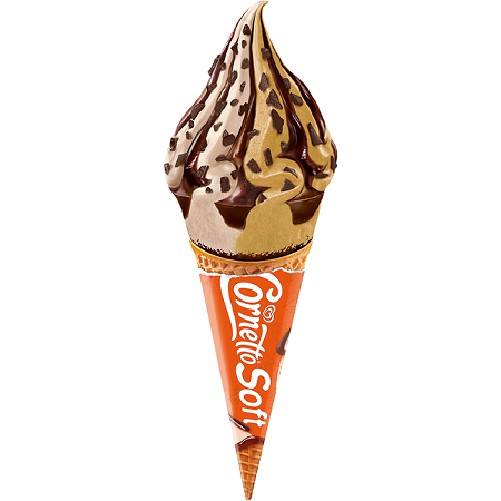 Cornetto Soft Caramel Hazelnut