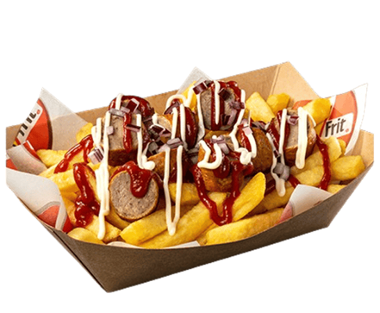 Loaded fries frikandel speciaal