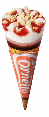 Cornetto aardbei