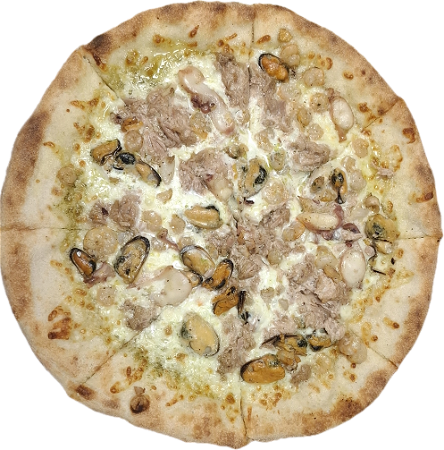 Pizza Bianca Frutti di Mare