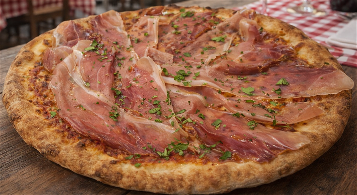 Pizza Prosciutto Crudo e Parmigiano