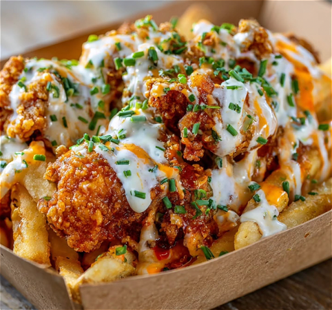 • NEW • LOADED FRIES KOREAN FRIED CHICKEN
