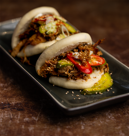 Bao Bun Pulled Chicken (2 pcs)