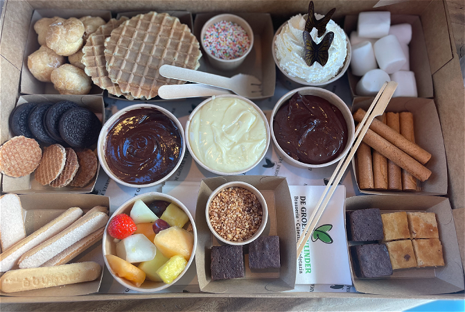 Chocolade fondue box