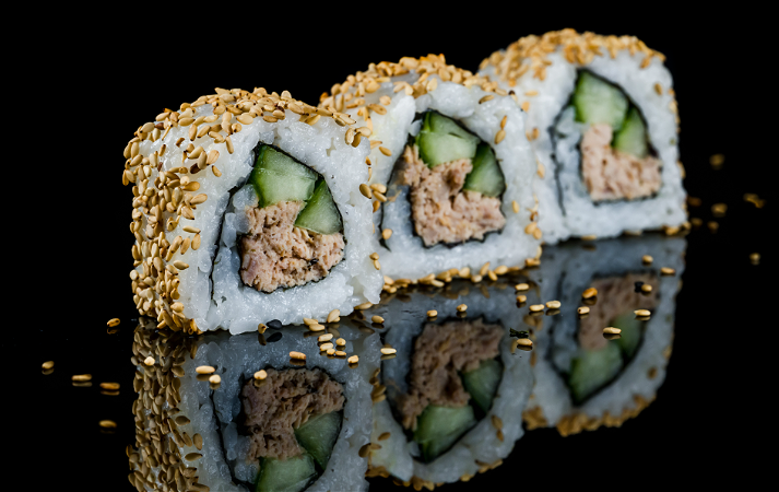 Tonijn mousse roll