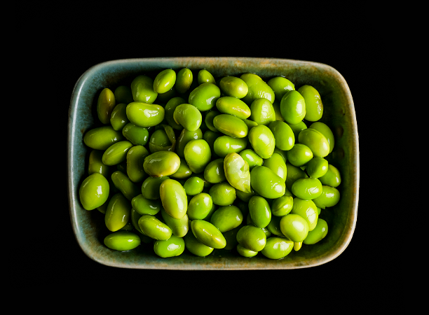 Gepelde edamame bonen