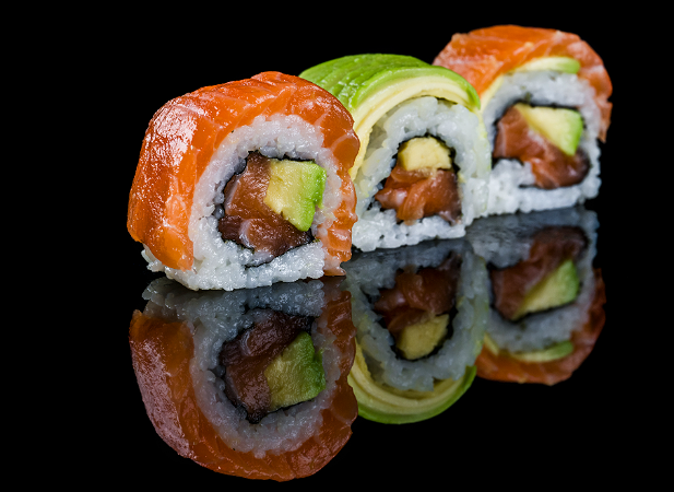 Soft Shell  zalm roll