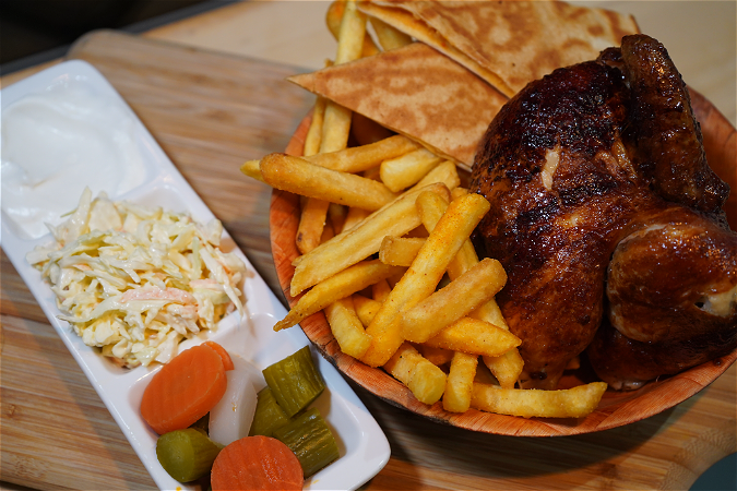 schotel half kipgrill 