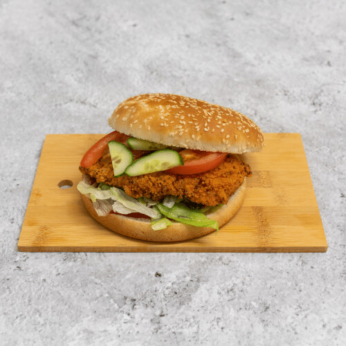 Home style chicken burger