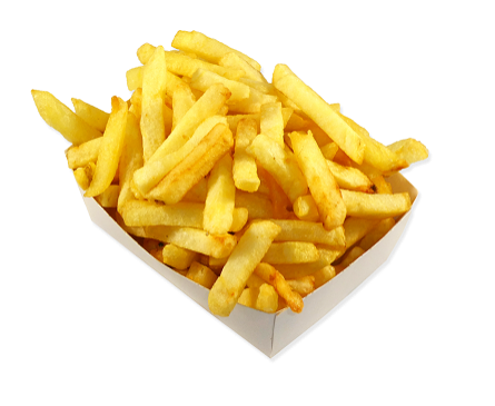 Friet zonder saus