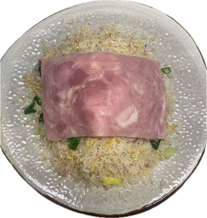 Nasi Goreng met ham en ei
