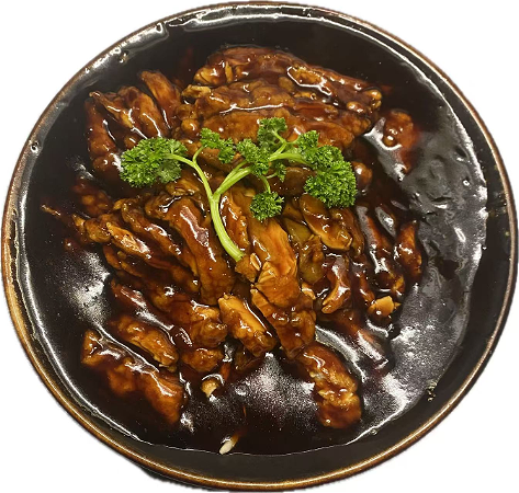Ajam Pangang met ketjapsaus