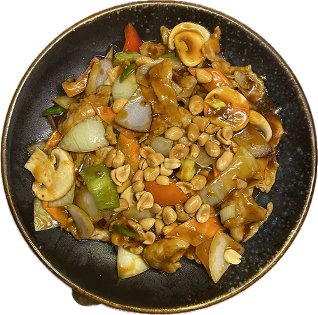 Varkenshaas met gon bao saus