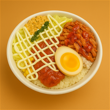 Dakgalbi chicken cup-bap