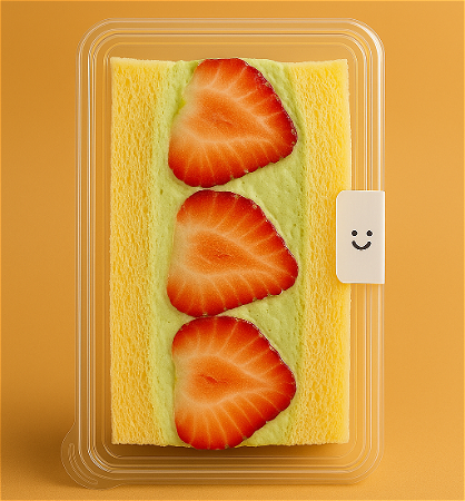 Strawberry Matcha Sando