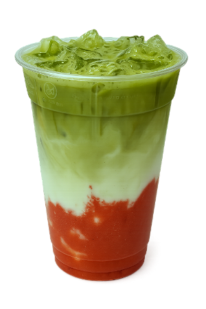 Strawberry Matcha Latte