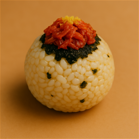 Kimchi tuna rice ball