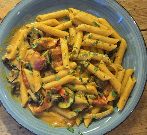 Penne rigate vegetariane