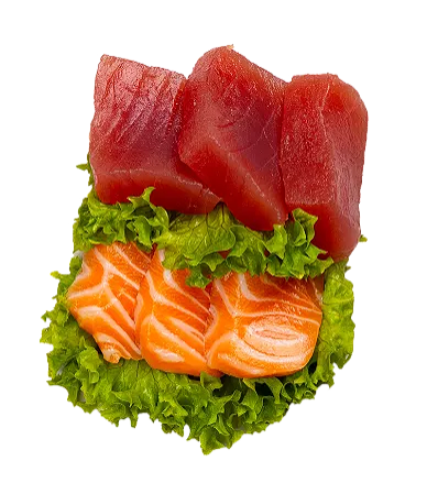 Zalm & tonijn sashimi