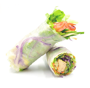 Summer roll met krab (2 stuks)