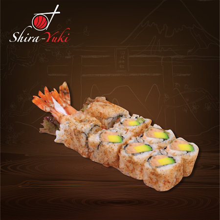 Spicy roll met tonijnsalade & avocado